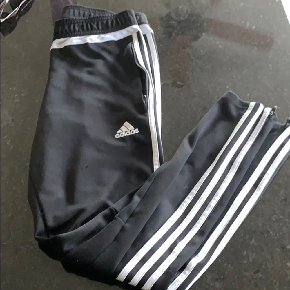 Black adidas climacool joggers